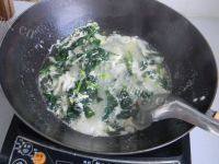 美味的菠菜蛋花汤