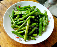家常菜清炒刀豆