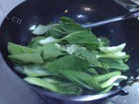 家常菜香菇炒油菜做法图解5)
