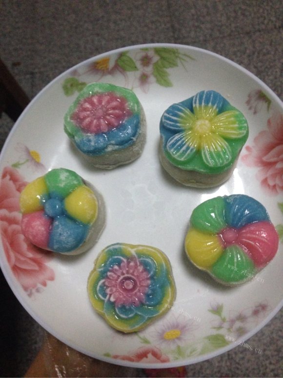 缤纷冰皮月饼