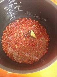 自制红豆馅做法图解4)