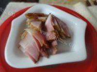 家常菜荷兰豆炒腊肉做法图解4)