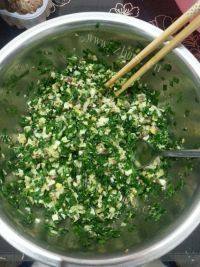 健康美食之韭菜鸡蛋饺子做法图解4)