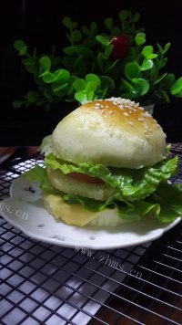 热腾腾的汉堡包做法图解15)