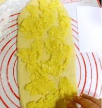 自制椰蓉面包做法图解5)