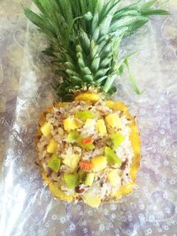 美味的菠萝八宝饭