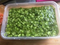 可口的榆钱三文鱼炒饭做法图解1)