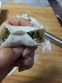 好吃的香菇油菜素水饺做法图解19)
