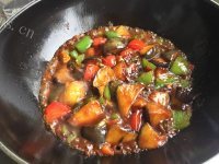 鲜美可口的烧茄子做法图解16)