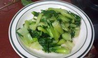色味俱全的清炒小油菜做法图解6)
