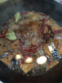 简易的香辣卤香干做法图解6)