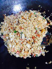 自己做的老干妈炒饭做法图解6)