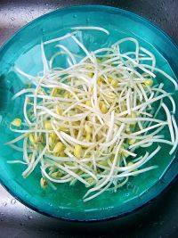 黄豆芽炒粉丝做法图解1)
