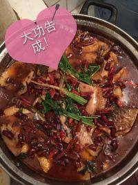 家常菜麻辣水煮鱼做法图解8)