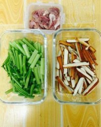美味的青菜豆腐干做法图解1)