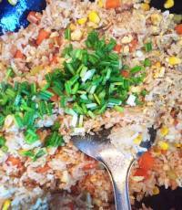 DIY蛋炒饭做法图解10)