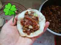 可口的芝麻酱牛肉烧饼做法图解6)