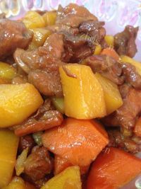 家常菜土豆炖鸡块