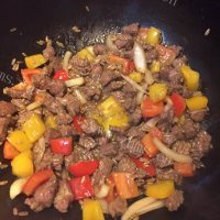 美味莜麦牛肉粒做法图解8)