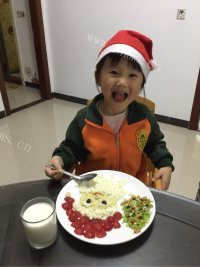 圣诞老人早餐做法图解13)