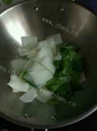 火腿冬瓜片做法图解4)