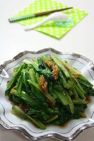 家常菜豆豉鲮鱼炒油麦菜