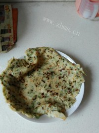 自制槐花饼