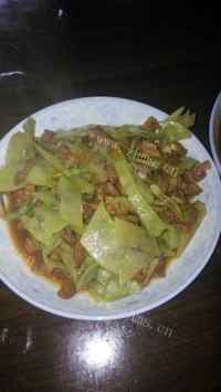 家常菜扁豆炒肉丝