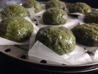 美味的艾草团子做法图解12)