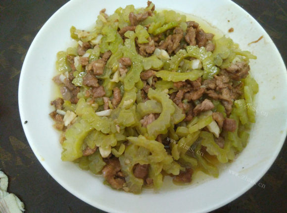 美味的苦瓜炒肉