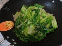 饱满的蒜香油麦菜做法图解6)