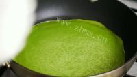 美味抹茶千层蛋糕做法图解3)