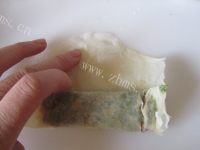 好吃的野芹菜春卷做法图解8)