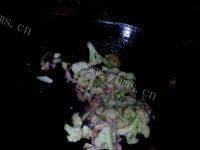 甘脆的花菜炒肉片