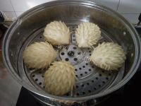 小刺猬豆沙包做法图解10)