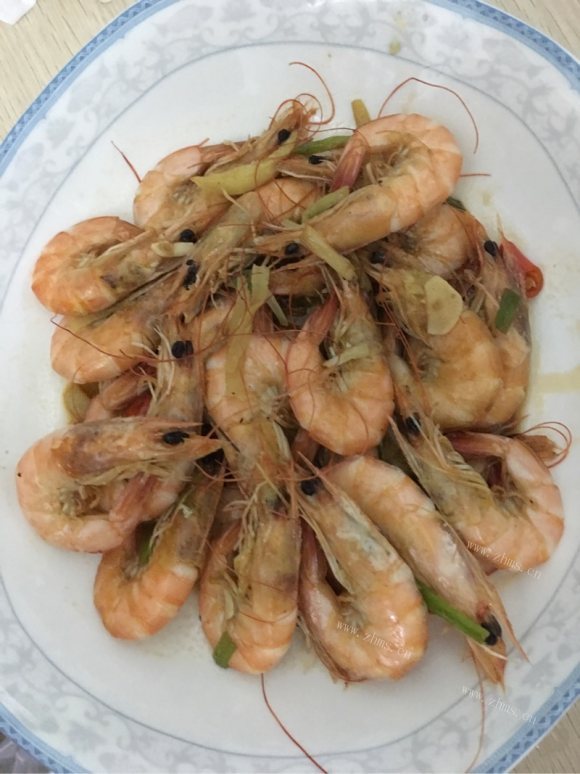 独特的红烧大虾