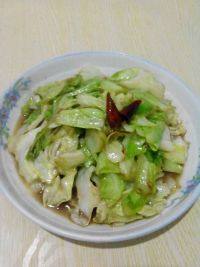 家常菜蚝油手撕包菜
