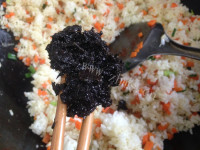 飘香榄菜蛋炒饭做法图解9)