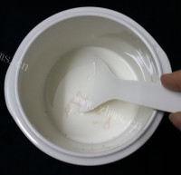 自制芒果酸奶做法图解6)