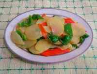 家常菜土豆片炒青椒