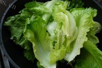 家常菜蒜香蚝油生菜做法图解3)