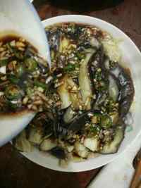 喷香的拌茄子做法图解5)