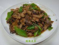 好吃的尖椒炒肚条做法图解14)