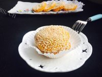 甜甜的低糖南瓜饼做法图解9)