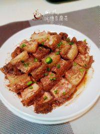 下饭的虾酱蒸烧肉做法图解7)
