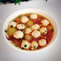 好喝的鸡肉丸冬瓜汤做法图解15)