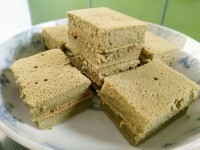 鲜美可口的抹茶蛋糕做法图解12)
