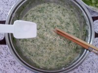 自制芹菜叶鸡蛋饼做法图解6)