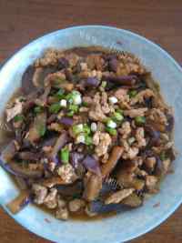 家常菜肉末茄子