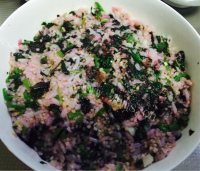 美味的苋菜炒饭做法图解8)